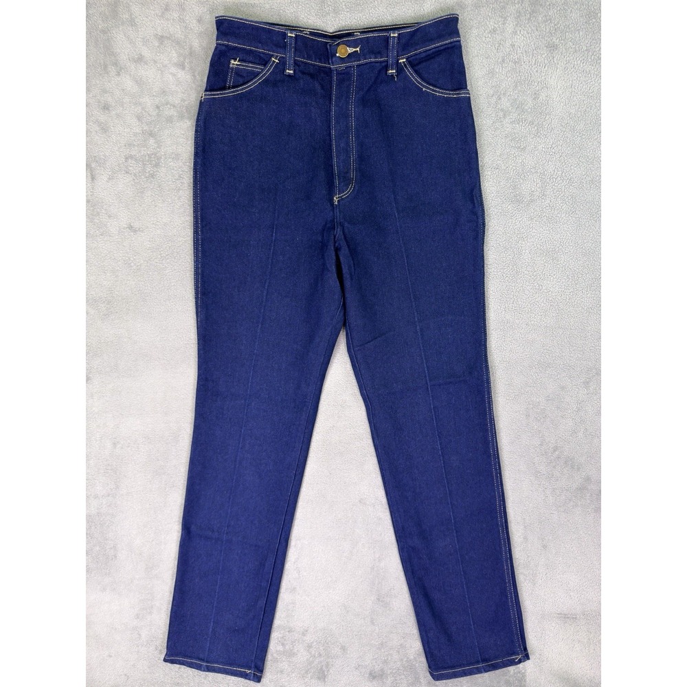 Wrangler Jeans Womens 12Misses Blue Full Fit Straight USA SCOVILL Vintage 80s